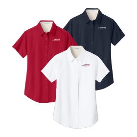 H&B Ladies Short Sleeve Easy Care Shirt. L508