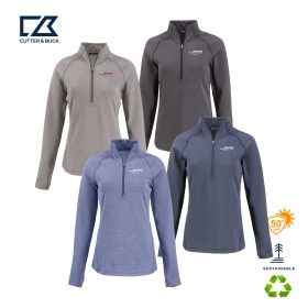 H&B - C&B Peshastin Fleece Recycled Ladies' Half Zip Pullover. LCK00182