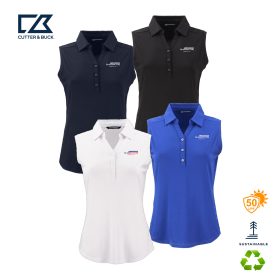 H&B - C&B Forge Eco Stretch Recycled Women's Sleeveless Polo. LCK00197 -DF/LC