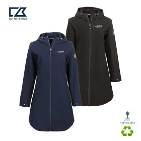 H&B - Cutter & Buck Camano Everyday Stretch Recycled Womens Water Resistant Jacket. LCO00077