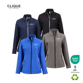 H&B - Clique Temp Eco Stretch Full Zip Womens Softshell Jacket - LQO00068