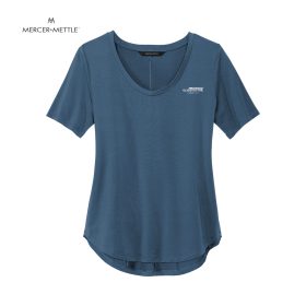 H&B MERCER+METTLE&trade; Ladies' Stretch Jersey Relaxed Scoop MM1017