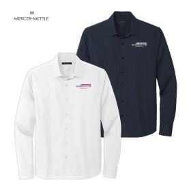 H&B - MERCER+METTLE&trade; Men's Long Sleeve Stretch Woven Shirt. MM2000