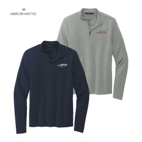 H&B MERCER+METTLE&trade; Men's Stretch 1/4-Zip Pullover. MM3010