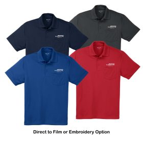 H&B Men's Sport-Wick&reg; Pocket Polo. ST651