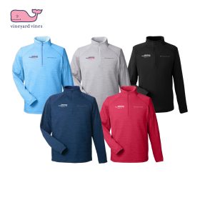 H&B - Vineyard Vines Men's Sankaty Quarter-Zip Pullover. K002709 - EMB/RC
