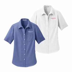 STANDARD - Ladies' Short Sleeve Oxford Shirt. L659