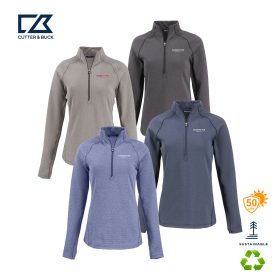 STANDARD - C&B Peshastin Fleece Recycled Ladies' Half Zip Pullover. LCK00182