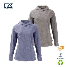 STANDARD - C&BAdapt Knit Recycled Ladies' Heathered Hooded Pullover. LCK00203 -DF/LC