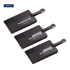 Leeman Tuscany™ Duo-Textured Luggage Tag (2 Pack). LG-9325