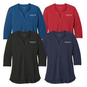 STANDARD - Ladies' UV Choice Pique Henley. LK750