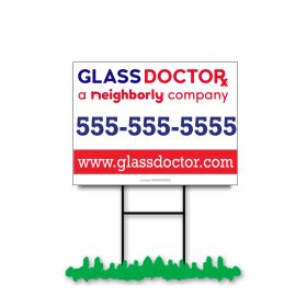 Lawn Signs with Stakes , 18 x 24" Double Sided (Min QTY 25 Signs)