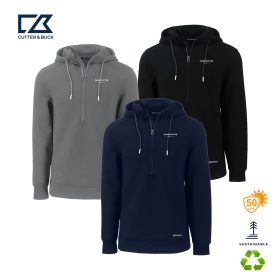 STANDARD - C&B Roam Eco Recycled Half Zip Men's Hooded Pullover. MCK01279
