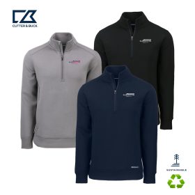 H&B - C & B Roam Recycled Quarter Zip Men's Pullover. MCK01308