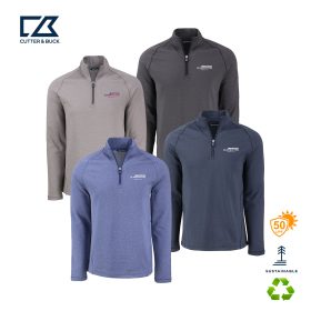 H&B - C&B Peshastin Fleece Recycled Men's Half Zip Pullover. MCK01325