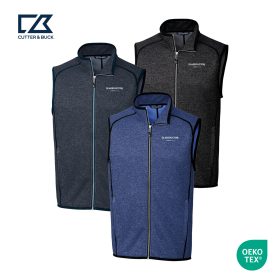 STANDARD - C&B Men's Sweater Knit Full Zip Vest. MCO00047