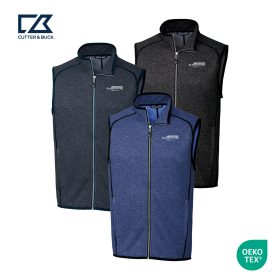 H&B - C&B Men's Sweater Knit Full Zip Vest. MCO00047