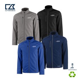 H&B - Cutter & Buck Evoke Eco Softshell Recycled Full Zip Mens Jacket. MCO00078