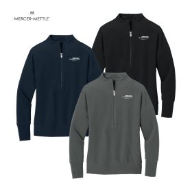 AUTO - Mercer+Mettle Ladies' Linear Texture 1/4-Zip. MM3041