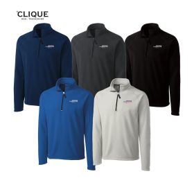 H&B - Clique Summit Performance Fleece Half Zip Mens Pullover Jacket. MQO00027