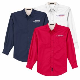 H&B Men's Long Sleeve Easy Care Shirt. S608