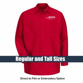 H&B Men's Long Sleeve Work Shirt. SP14