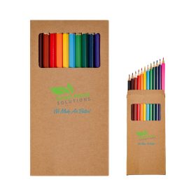 2-Piece Colored Pencil Set (LOTS OF 12). 11998