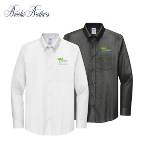 Brooks Brothers&reg; Wrinkle-Free Stretch Nailhead Shirt. BB18002