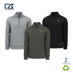 Cutter & Buck Roam Recycled 1/4-Zip Men's Pullover. MCK01308