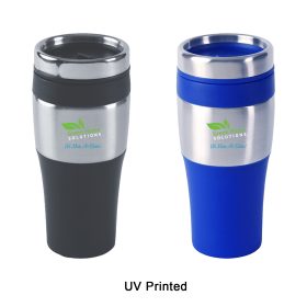 16 oz Silver Streak Travel Mug (Sold Individually). MG410