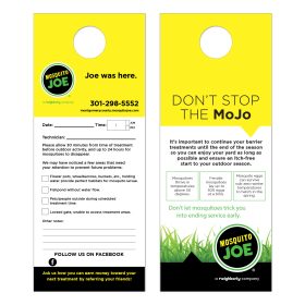 Door Hanger Don't Stop the Mojo, 4 x 11"