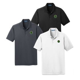 Men's Diamond Jacquard Polo. K569