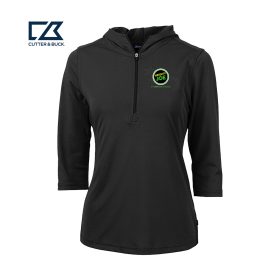 Cutter & Buck - Ladies' Recycled Half Zip Hoodie. LCK00120 - DF/LC