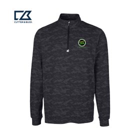 Cutter & Buck - Traverse Camo Quarter Zip Pullover. MCK01081 - DF/LC