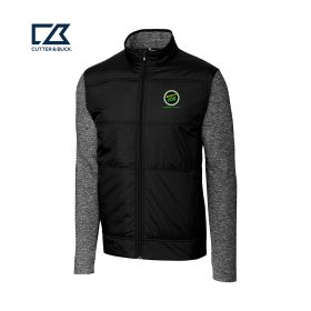 Cutter & Buck - Quilted Mens Full Zip Windbreaker Jacket. MCK09406