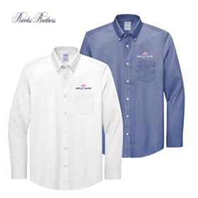 Brooks Brothers® Men's Wrinkle-Free Stretch Pinpoint Shirt. BB18000