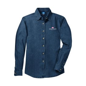 Ladies Long Sleeve Denim Shirt. LSP10