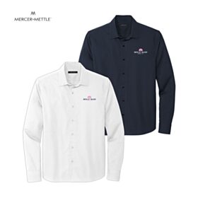 MERCER+METTLE&trade; Men's Long Sleeve Stretch Woven Shirt. MM2000