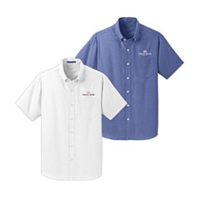 Men's Short Sleeve Oxford Shirt. S659