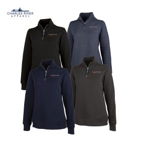 CR Ladies' Crosswind Quarter Zip Sweatshirt. 5459 - DF/LC