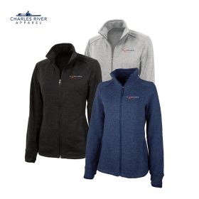 CR Ladies' Heathered Fleece Jacket. 5493