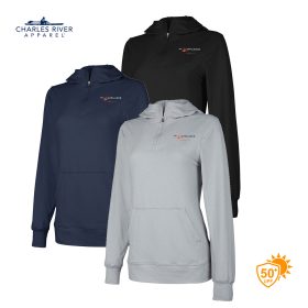 CR Ladies' Pulse Performance Quarter Zip Hoodie. 5538 - DF/LC