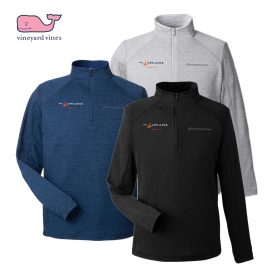 Vineyard Vines Men's Sankaty Quarter-Zip Pullover. K002709 - EMB/RC