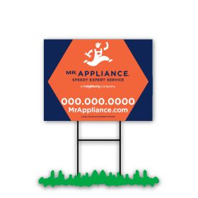 Lawn Signs with Stakes , 18 x 24" Double Sided (Min QTY 25 Signs)