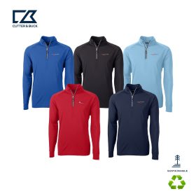 C&B Adapt Eco Knit Stretch Recycled Men's Quarter Zip Pullover. MCK01143