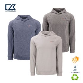 C&B Adapt Knit Recycled Mens Heathered Hooded Pullover. MCK01341