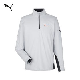 Puma Men's Mesa Stripe Quarter-Zip. PG410 -DF/LC