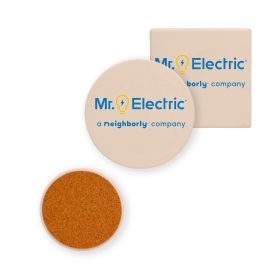 4" Extra Absorbent Coasters in Round or Square (LOTS OF 6). 1594/1593