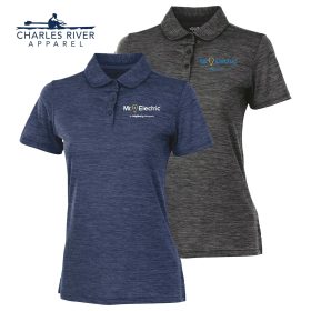 CR Ladies' Space Dye Polo Shirt. 2814