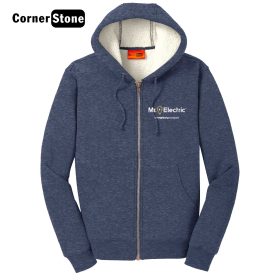 Heavyweight Sherpa-Lined Hooded Fleece Jacket. CS625